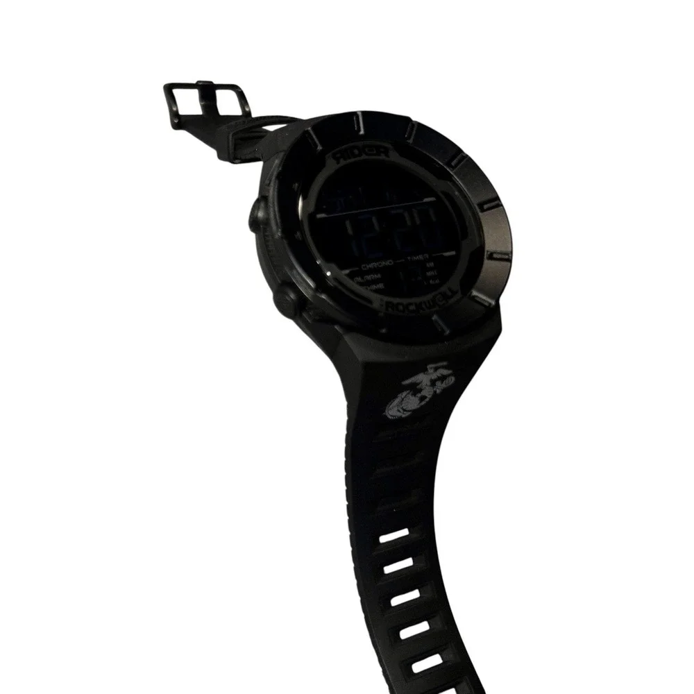 Rockwell Coliseum USMC Edition Watch‎ Blackout 49mm 10ATM Glow Marine Corps.